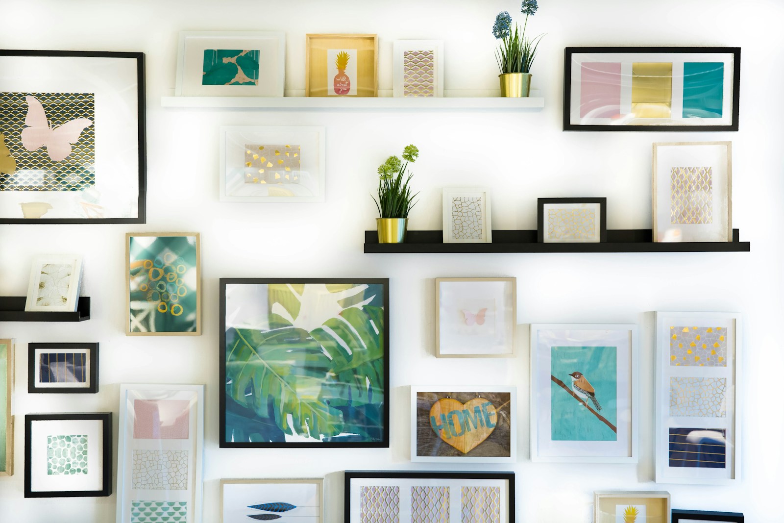 Communication design for custom frames showcasing achievements and artwork