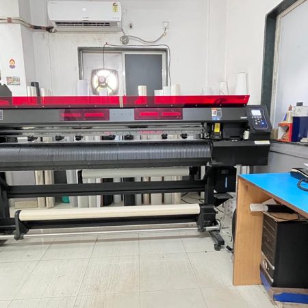Our infrastructure equipped with large format printing system