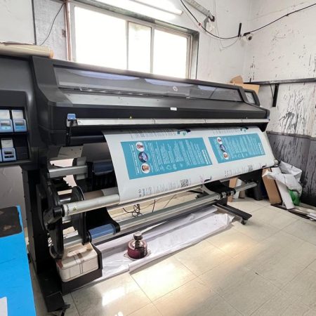 Our infrastructure with wide format printer for large prints