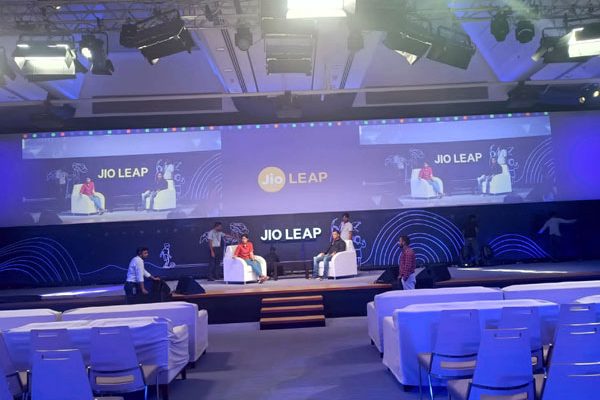 Exhibition designs for product launches and demo events with stage setup